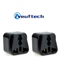 Neuftech SZ-304 EU / US Reise-Universaladapter (2 Stück)
