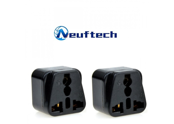 Универсальный дорожный адаптер Neuftech SZ-304 EU/US (2 шт. в упаковке) Универсальный дорожный адаптер Neuftech SZ-304 EU/US (2 шт. в упаковке)