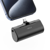 iWALK Mini Portable Charger, 4500mAh Ultra Compact Power Bank, Small Cute Battery, Compatible with iPhone 14/13/13 Pro/13 Pro Max/12/12 Pro/12 Pro Max/11 Pro/XR/X/8/Plus, Airpods and More, Black