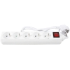 Expert Line extension cable for 5 sockets with switch
