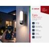 Bosch Smart Home Outdoor Camera II, outdoor surveillance camera, 1080p Full HD resolution with integrated alarm siren and design light, compatible with Amazon Alexa