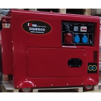 Дизельний генератор 6,5 кВт DW8500 2×220 вольт 1×380 вольт вихід 12 В
