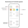 DOPWii Nachtlicht 6 Stück,Dimmbare Schrankleuchten,Schranklicht Mit 2 Fernbedienungen