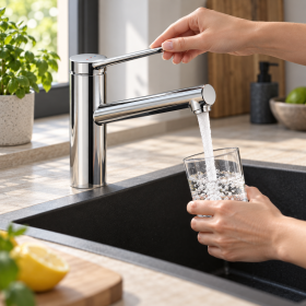 Змішувач для кухні hansgrohe Zesis M33 хром