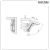 Фурнитура для створки KOTARBAU®, 2 шт.Пружинная петля для держателя створки