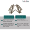 Фурнитура для створки KOTARBAU®, 2 шт.Пружинная петля для держателя створки