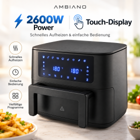 Аэрогриль Ambiano XXL 9 л 2600 Вт с большим объёмом