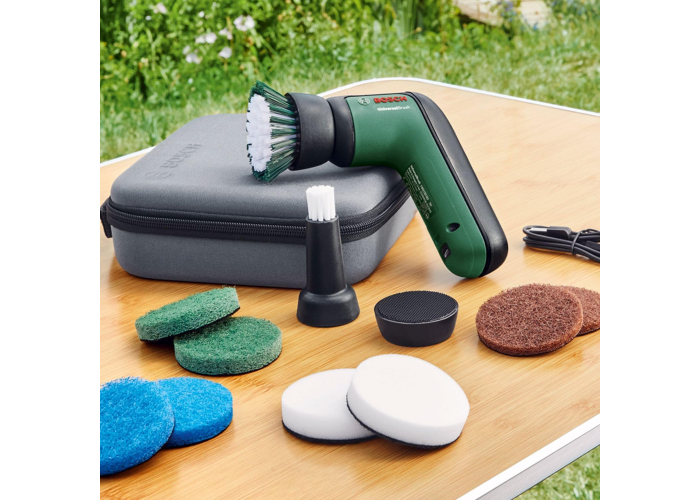 Универсальная щетка Bosch UniversalBrush, беспроводная, с 10 насадками Универсальная щетка Bosch UniversalBrush, беспроводная, с 10 насадками