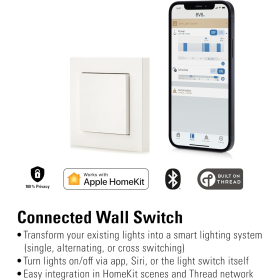 Умный настенный выключатель Eve Light Switch для Apple HomeKit