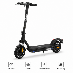 Electric scooter with road approval (ABE), foldable e-scooter for adults – with app, 500W motor, 80–150 km range, max. 20 km/h, 10-inch vacuum tires with gel layer - copy 2026-07-07 20:07