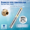 Submersible well pump VEVOR 105 l/min stainless steel, water pump depth 62 m