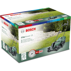 Аккумуляторная газонокосилка Bosch Home and Garden, светло-зеленая, дизайн 2019 г.