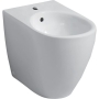 GEBERIT floor-standing WC without flush rim with quiet soft seat + bidet