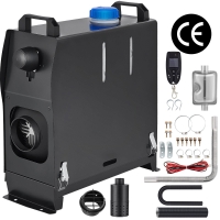Calefactor diésel autónomo para habitaciones y coches 8 kW, negro