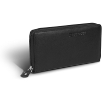Leather wallet Wenger (Switzerland) nappa, black