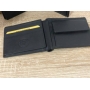 Leather wallet Wenger (Switzerland), 11 cm black