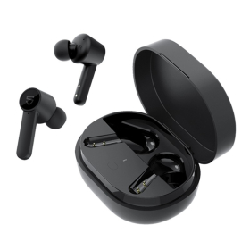 Auriculares inalámbricos SoundPEATS Q Bluetooth 5.0 con 4 micrófonos y controles táctiles de 10 mm