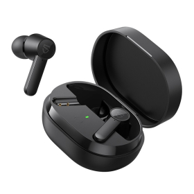 Auriculares inalámbricos SoundPEATS Q Bluetooth 5.0 con 4 micrófonos y controles táctiles de 10 mm