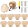 JOKILY Set mit 10 Schubladengriffen aus Holz