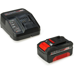 Einhell 4512042 Starter Kit 4,0 Ah mit Power X-Change Akku und Ladegerät, Li-Ion, 18 V, Ladezeit 75 Minuten, Passend für alle Power X-Change Werkzeuge