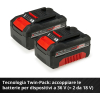 Einhell Starterkit 4512042 4,0 Ah mit Power X-Change Akku passend für alle Power X-Change Geräte