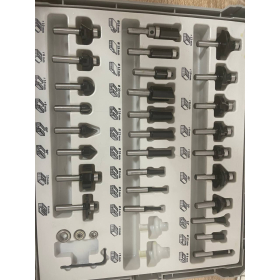 Bosch Professional milling cutter set (for wood, milling accessories with 8 mm shaft)