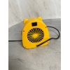 Настільний електрообігрівач Rubu22a 500W, жовтий