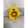 Rubu22a 500W electric table heater, yellow