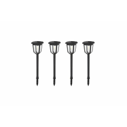 Hyundai Lighting – Modern tuinpad lighting with solar energy – 4 pieces