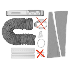 Electrolux EWK04 window installation kit for portable air conditioners with 150 mm hose