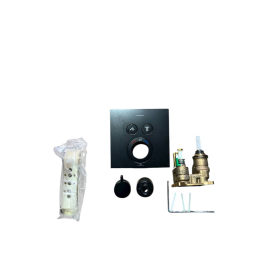 Hansgrohe ShowerSelect - Einbau-Thermostat, SafetyStop, Schwarz Matt 