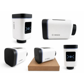 Termostato para radiador Bosch Smart Home II [+M], flexible, compatible con materiales