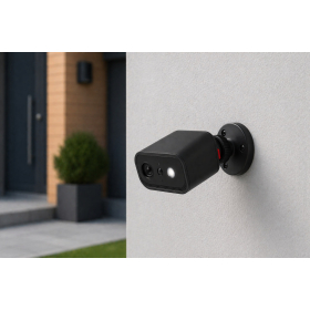 ABUS WLAN Akku Cam – Kabellos, Nachtsicht in Farbe, App-Zugriff, Alarm
