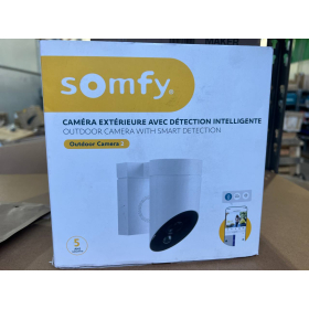 Somfy Outdoor HD-Kamera 1080p, Bewegungsmelder, Sirene, Weiß