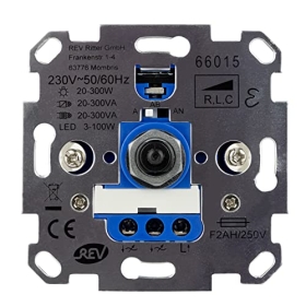 REV TECHNIK – Dimmer con sensor LED para lámparas 3-300 W, plateado