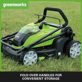 Аккумуляторная газонокосилка Greenworks 