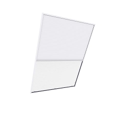 Windhager 04335 2-в-1 плиссированная москитная сетка для мансардных окон, 110x160 см
