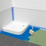 Jurga Juego de cinta selladora impermeable (10 m), 2 puños, 4 esquinas interiores, sellado para azulejos de baño, exterior e interior