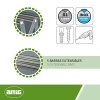 Wall-mounted clothes dryer made of aluminum – robust and space-saving