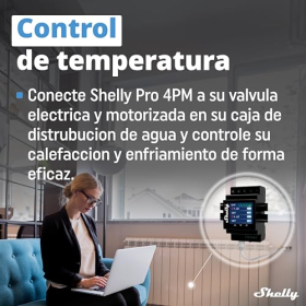 Shelly Pro 4PM – WLAN- und LAN-fähiger Smart-Relais-Schalter, 4 Kanäle, einphasig, 16 A