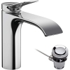 hansgrohe - змішувач для умивальника з комплектом виливу