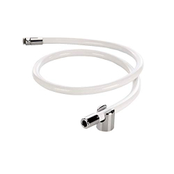 eliga Kneipp Schlauch 1/2", Weiß, mit Wandhalter