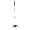 Sistema de fregona Dirt Devil con escurridor - Cubo de 16 L - Fregona redonda - Microfibra - Gris/Rojo