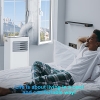 Fensterdichtung für mobile Klimaanlagen, Mückenschutz, wasserdicht, 500 cm, weiß