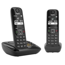 Gigaset AS690A Duo - Cordless phone with 2 handsets