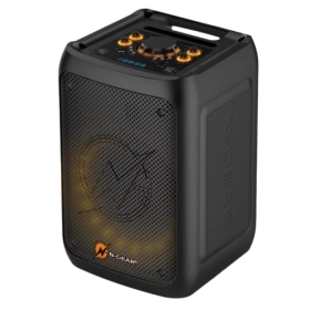 N-Gear The Flash Banger 777 Music Box - Portable Bluetooth Box with RGB Light Effects and 8-inch Bass Speaker - 160W MP3 PartyBox with Battery, Remote Control and Microphones