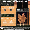 Puerta automática para gallinero.