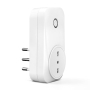 Meross Presa Smart WiFi, Presa Intelligente Italiana, Smart Plug mit Energieüberwachung 16A 3840W, Timer-Funktion, kompatibel mit Amazon Alexa, SmartThings, Google Assistant, Fernbedienungs-APP