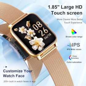 Smartwatch women's fitness watch with phone function