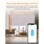 Smart touch switch for curtains with percentage control and timer